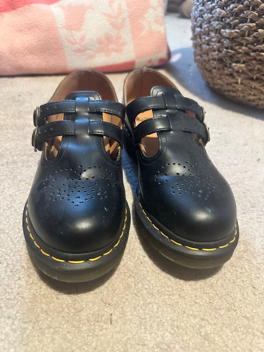Doc Martens Mary Jane’s Black Leather Size 9